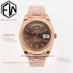 Perfect replica Rolex Day-Date Rose Gold Case Swiss 3255 Automatic Mechanical Watch 40mm (1)_th.jpg